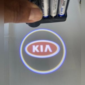 2 wireless universal Kia Car Door Projector Logo courtesy lights